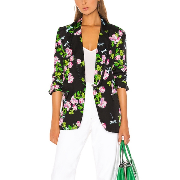 Cynthia Rowley Tropical Oversized Blazer Size XS - Picture 7 of 7